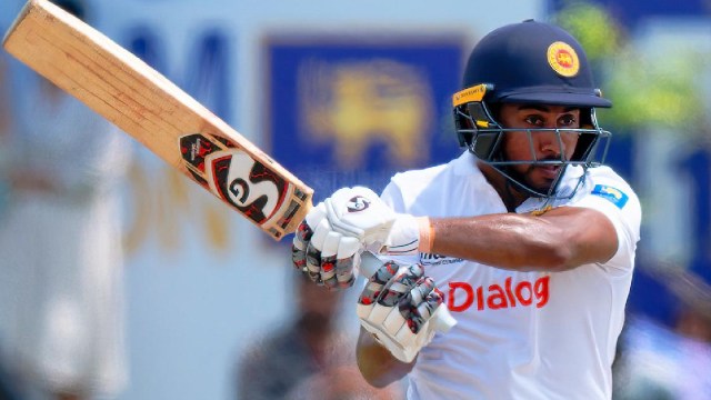 Kamindu Mendis in action against New Zealand in Galle. (AP)