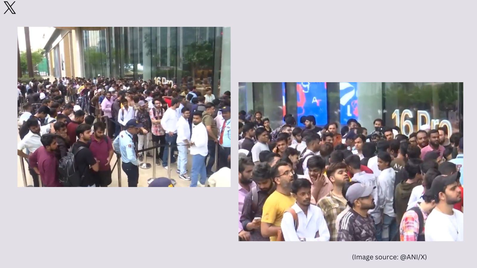 Apple fans queue up in front of Mumbai, Delhi stores as iPhone 16 series ...