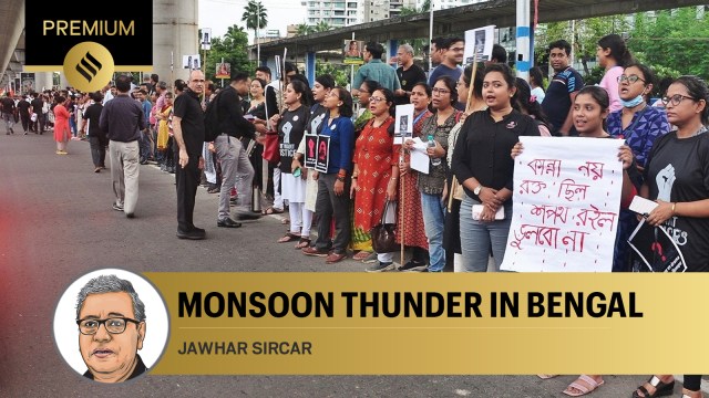 Jawhar Sircar writes: The monsoon thunder in Bengal, making way for women to reclaim their space