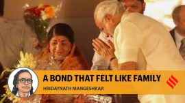 Lata Mangeshkar - PM Modi