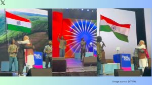 Hanumankind performs before PM Modi in New York (Image source: @PTI/X)