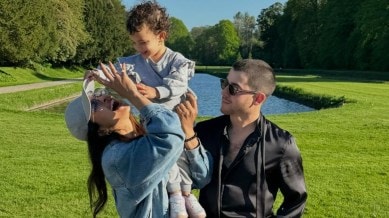 On his 32nd birthday, Nick Jonas performed live in London, surrounded by his loved ones, including his wife, actor Priyanka Chopra, and their daughter Malti Marie Chopra-Jonas.