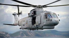 UK Royal Navy member dies after Merlin helicopter crashes into English Channel