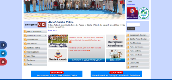  Notification retired  for 1360 vacancies; use  online astatine  odishapolice.gov.in 