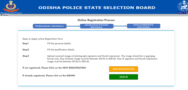  Notification retired  for 1360 vacancies; use  online astatine  odishapolice.gov.in