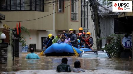 UPSC Key | Nepal Floods, Landslides, Small nuclear reactors, Cyber slavery and more