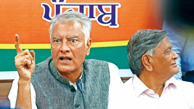 Punjab BJP, Punjab BJP chief Sunil Jakhar, Sunil Jakhar, Chandigarh, Vijay Rupani, Indian express news, current affairs