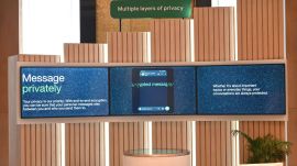 WhatsApp's privacy showcase in Delhi on September 6, 2024.