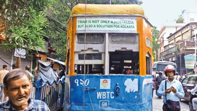 Snehashish Chakraborty, trams, Kolkata trams, discontinue trams, Calcutta High Court, Kolkata news, WEst Bengal news, Indian express, current affairs