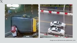 Top five viral videos of the day (Image source: @ChekrishnaCk, @Alzhiemer_13/X)