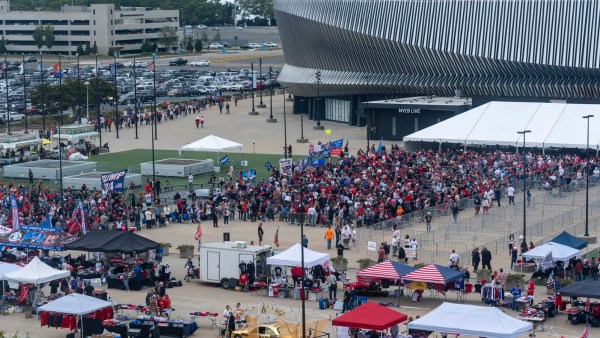 Trump rally in New York.