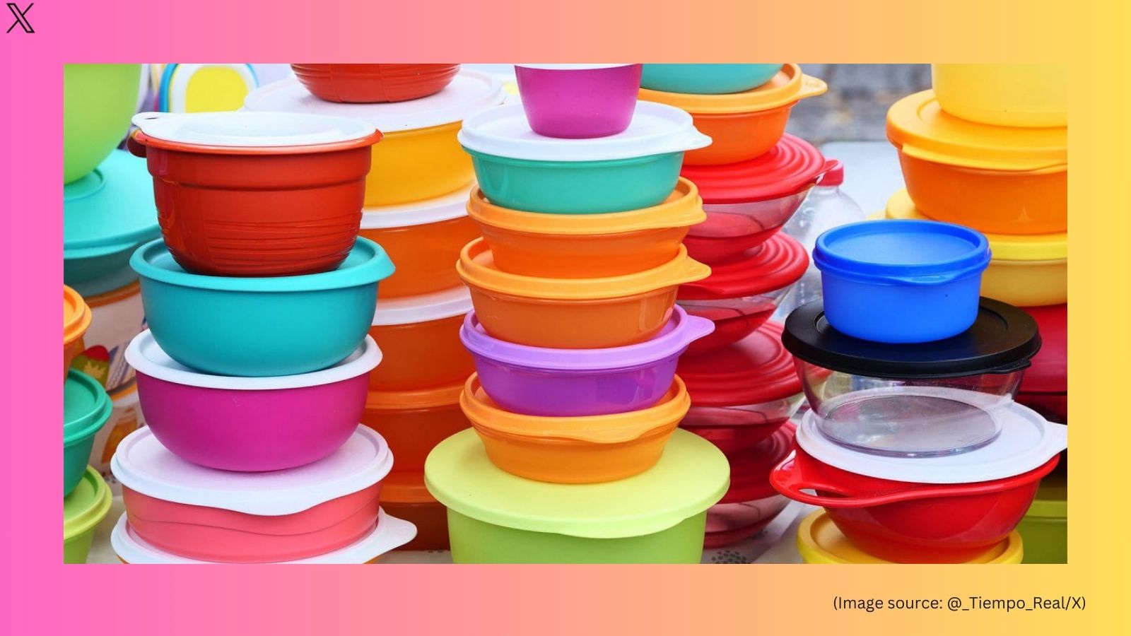 Tupperware bankruptcy sets social media abuzz (Image source: @_Tiempo_Real/X)