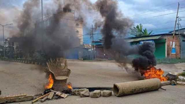 Rockets were fired from elevated positions in the nearby hill areas of Churachandpur district toward the low-lying residential locality of Tronglaobi, located around 45km from state capital Imphal. Manipur