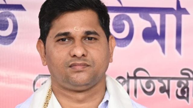 Tripura minister Sudhangshu Das