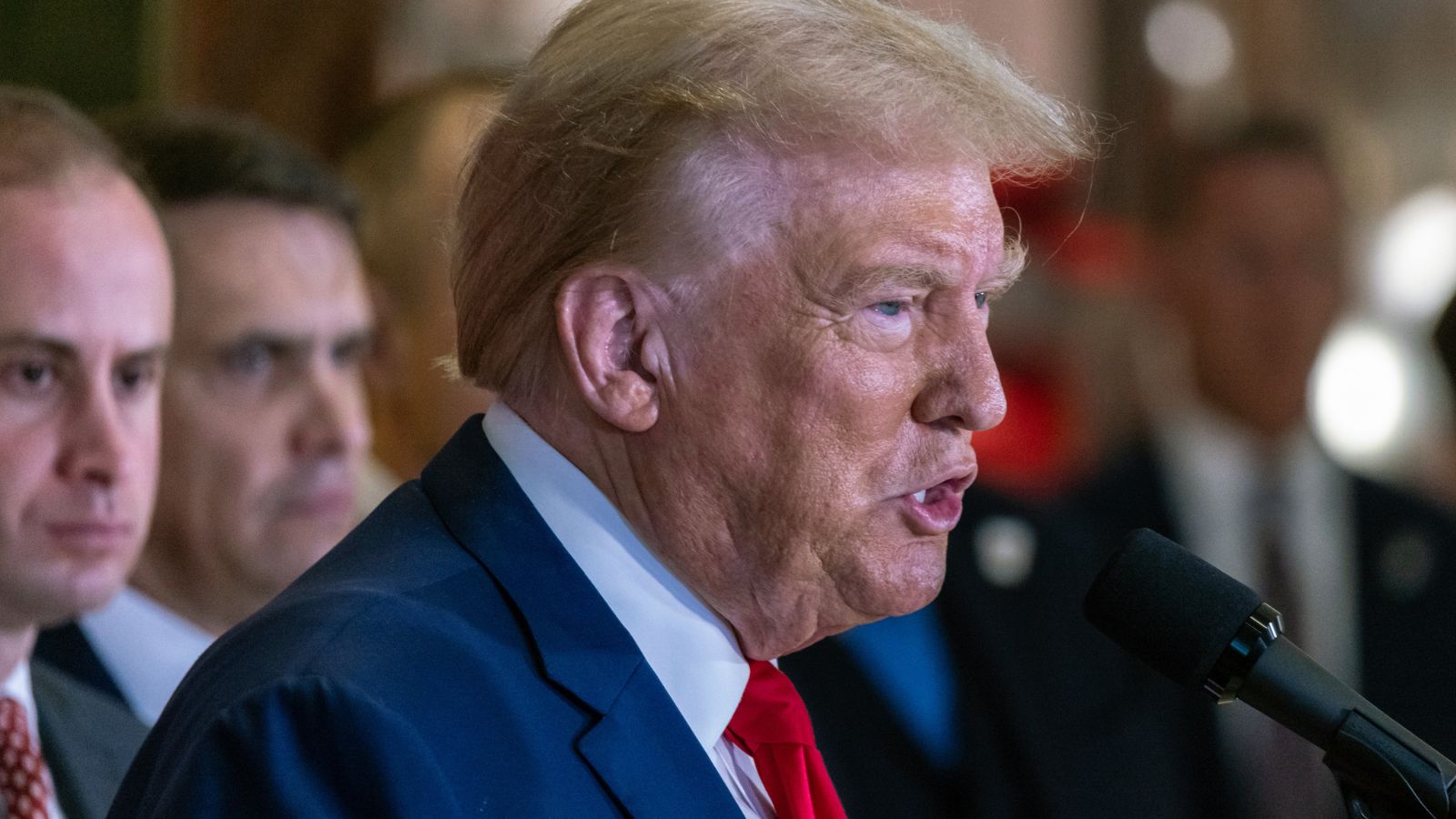 Trump denies assault claims as he appeals $5M ruling
