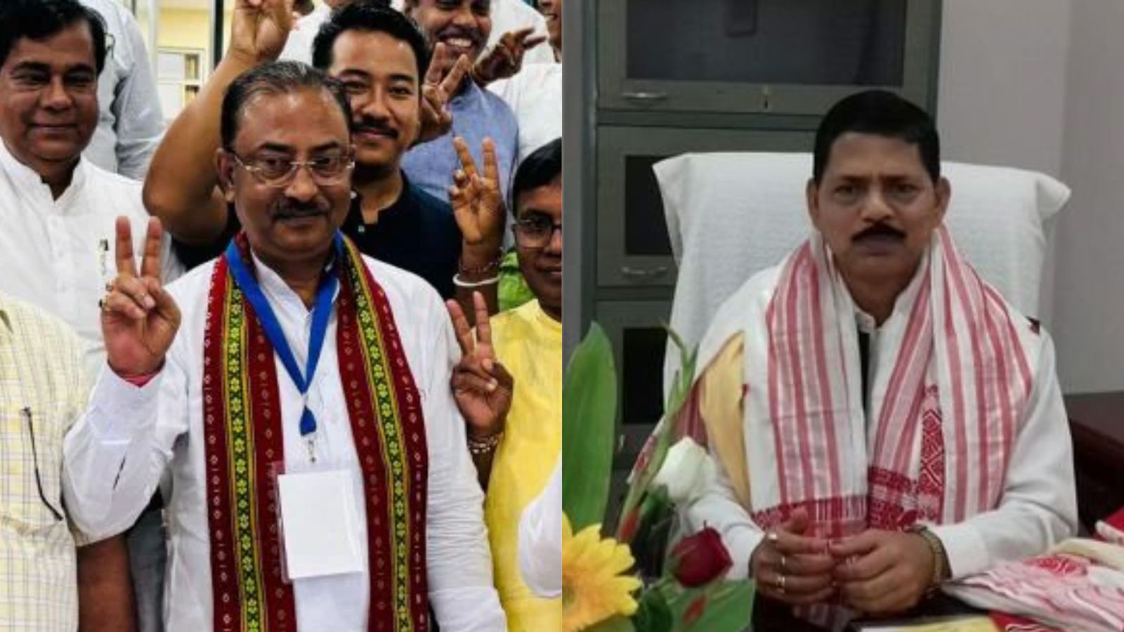 India Rajib Tripura’s Rajib Bhattacharjee, Assam’s Ranjan Das sworn in as Rajya ...