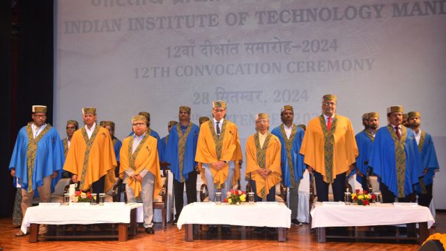 IIT Mandi: 297 UG candidates, 55 PhD scholars & 16 medalists for outstanding achievements awarded in 12th convention