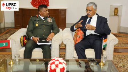 UPSC Key | India-Maldives Defence dialogue, La Nina, Project Cheetah and more
