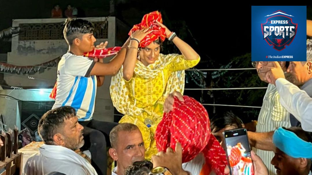 Game Time Vinesh Phogat transitions from mat to political stage The Indian Express