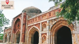 Mehrauli Archaeological Park, jamali kamali mosque, mehrauli, sufism, islamic architecture, lodhi dynasty, mughal dynasty, historical mystery, Indian express news