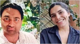 Mumbai-based baker Anthony Paul (left) and actor Chrisann Pereira (right). (File Photo)