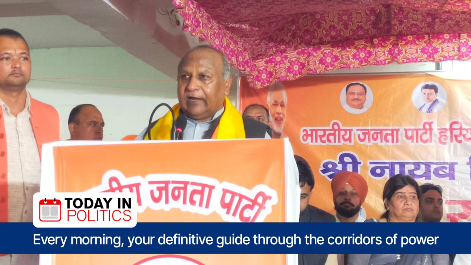 BJP OBC Morcha president Karan Dev Kamboj. (Photo: Facebook)