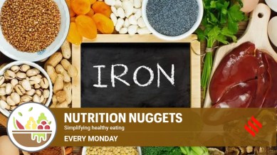 Iron is a key component of haemoglobin, the protein in red blood cells responsible for transporting oxygen throughout the body. (File Photo)