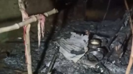 dalit houses torched