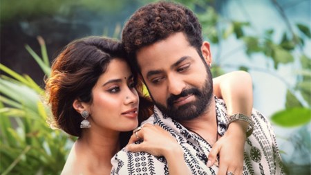 Jr NTR praises Janhvi Kapoor's performance in their upcoming film, Devara: Part 1.