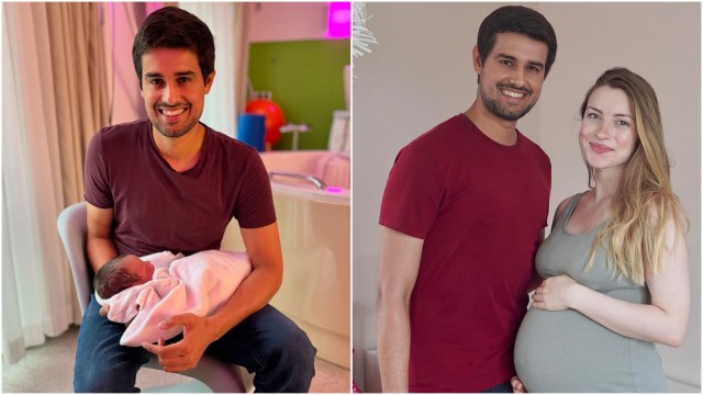 Dhruv Rathee posts newborn son’s photo with German wife Juli; know ...