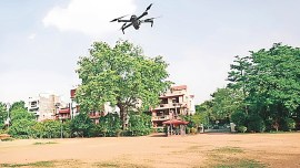 CR Park, CR Park 3D map, CR park pilot project, drone use, Land and Development Office, South East Delhi residential colony, CR Park prperties, delhi encroachment, L&DO records digitisation, Indian express news