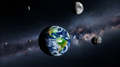 Earth moon