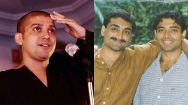 Farhan Akhtar (left) was upset with Director Aditya Chopra and Uday Chopra (right) after his mother wasn't credited for DDLJ