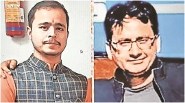 Faridabad drowning incident, bank employees Punya Ashray Sharma, faridabad flooding, Viraj Dwivedi, heavy rain, pumps, Faridabad waterlogging, Indian express news