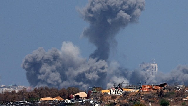 israel airstrike gaza, world news, indian express