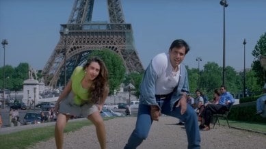 Karisma Kapoor and Govinda in Hero No 1