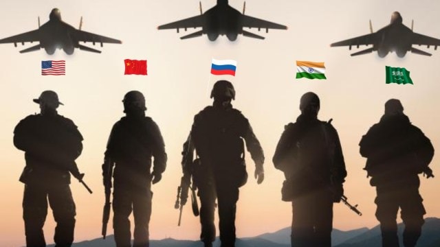 Top 10 Countries with Highest Military Spending in 2023-24.