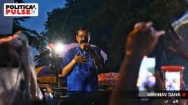 kejriwal (11) Delhi Chief Minister Arvind Kejriwal outside Tihar Jail.