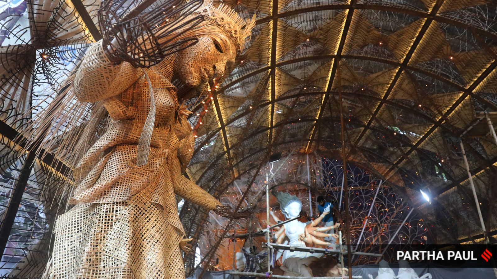 Irish goddess Danu, in Irish mythology holds a similar place to goddess Durga. (Express Photo by Partha Paul)