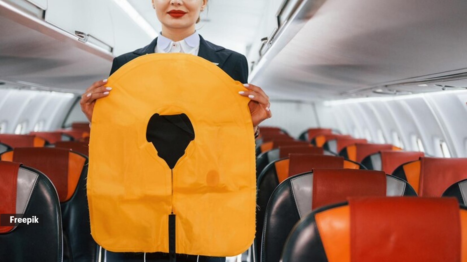 Can a life vest in an airplane really save you from drowning in case of an emergency?