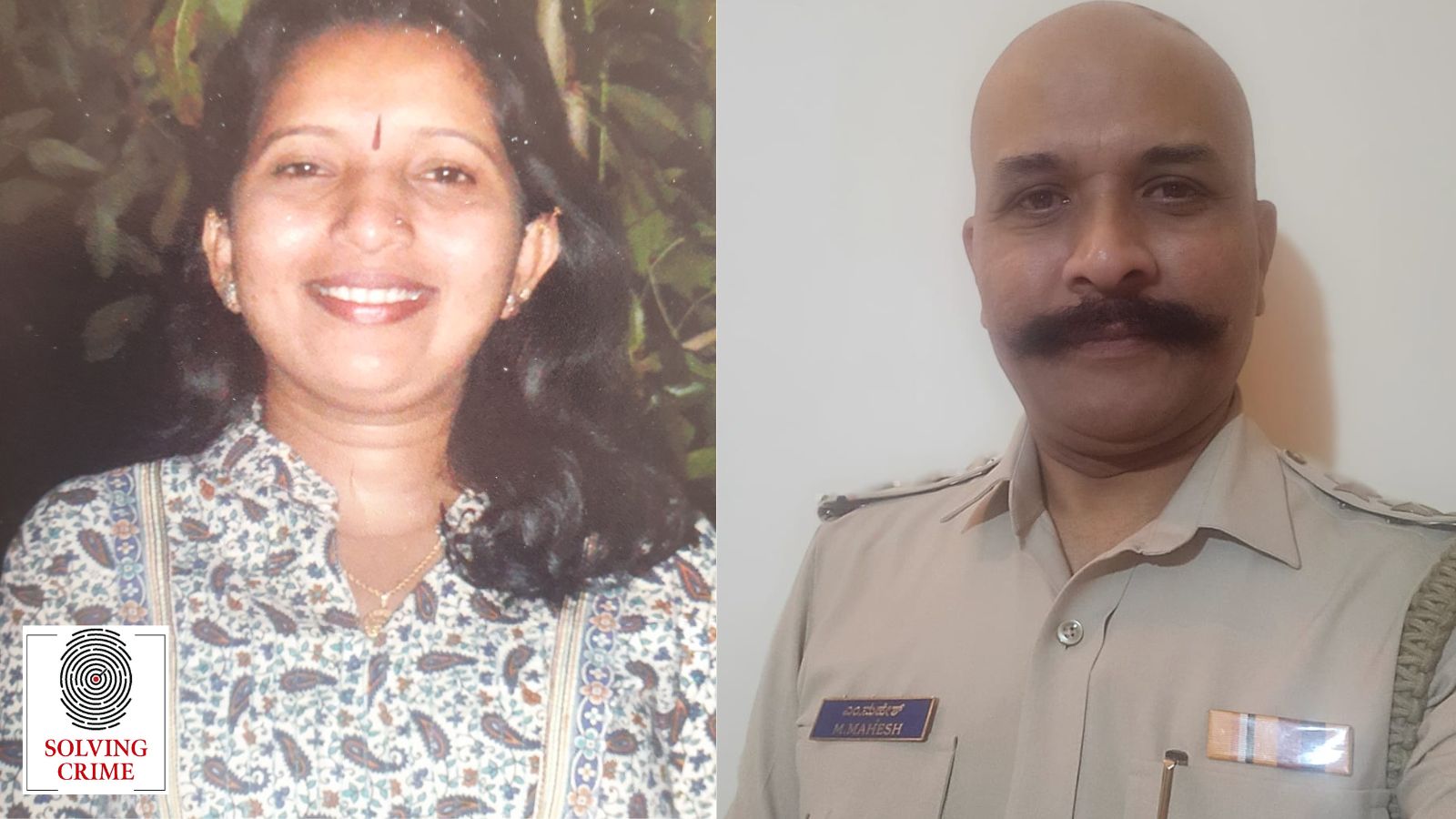 (Left to Right: Shrimati Shetty and Mangaluru East police inspector Mahesh M)