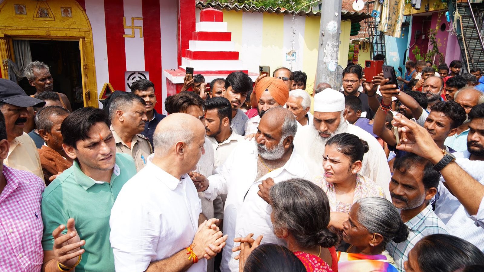 AAP will fight to save houses facing eviction in Delhi’s Madrasi Camp: Manish Sisodia