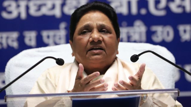 Mayawati besides  accused the Congress of being "historically opposed" to preservation  for Dalits and different   backward communities. (File Photo)