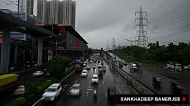 mumbai rain, traffics normal, indian express