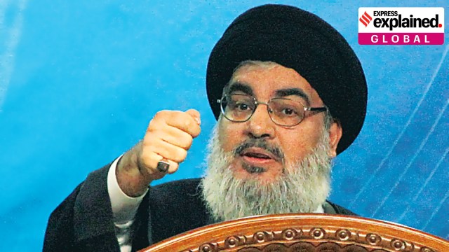 Nasrallah’s killing, Hasan Nasrallah killing, hezbollah, nasrallah, israel, lebanon, middle_east, iran, political_party, armed_group, leader, assassination, indian express, express explained