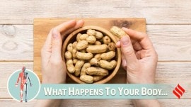 How do peanuts impact our bodies when consumed consistently?