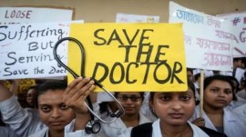 Bengal doctors protest, Kamarhati Medical College, Bengal Junior doctors strike, sagore dutta medical college, Kamarhati medical college security, working environment, Indian express news