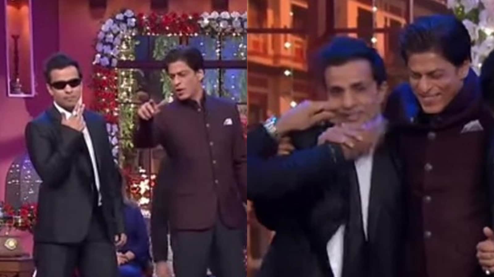 Shah Rukh Khan with Rajiv Thakur