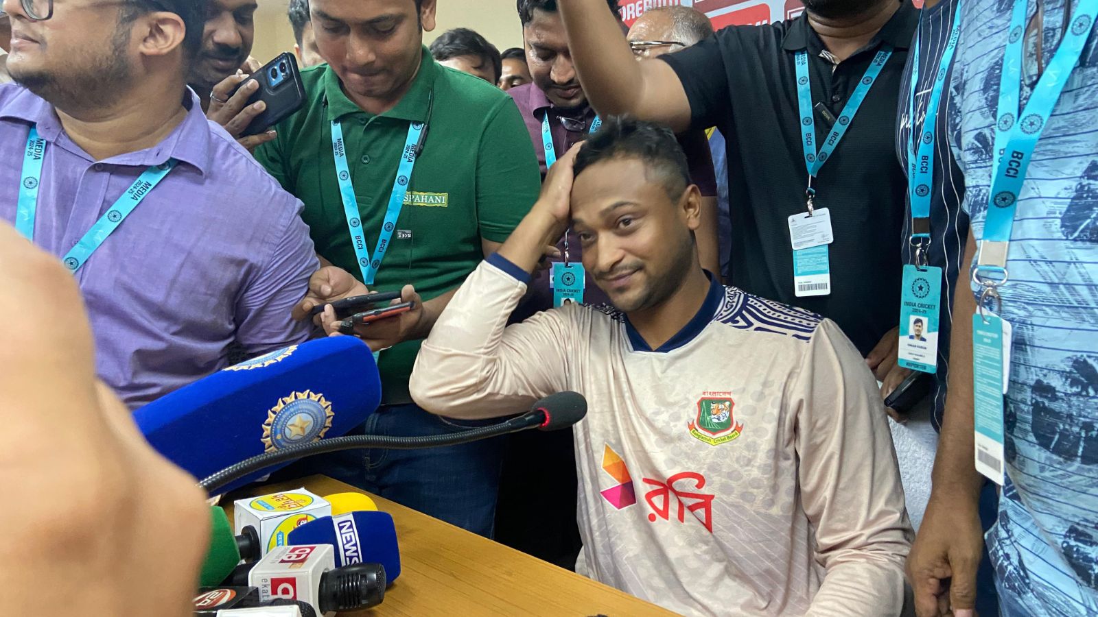 Shakib Al Hasan said that the incident should not have led to the BCB and BCCI’s ties straining. (Express Photo by Pratyush Raj)