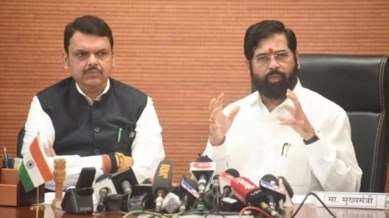Eknath shinde, credit war between Sena NCP, Maharashtra ruling alliance, Shiv Sena, NCP, Mukhyamantri Majhi Ladki Bahin Yojana, Eknath Shinde, Mukhyamantri Kutumb Bhet, majhi ladki bahin yojana, Indian express news